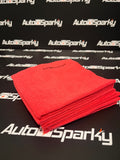 Auto Sparky Lazer Cut Tricot Microfibre Cloths - 400mm x 400mm - 5 Pack