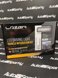 Lazerlamps Grille Kit - VW Transporter T6 (2016+ Highline Trendline) - 2x Triple-R 750 Lightbars with White or Amber Position Lights & Amber Beacons