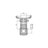 Compact Bar Clamp for Work light - 360°