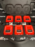 Pureflare Smart Warning Puck Kit - x6 Rechargeable Synchronized Amber Strobes