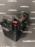 Battery Box / Battery Holder - with 2x USB, 1x 12V socket & Voltmeter