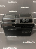 Battery Box / Battery Holder - with 2x USB, 1x 12V socket & Voltmeter