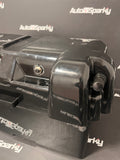 Battery Box / Battery Holder - with 2x USB, 1x 12V socket & Voltmeter