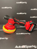 Corless Machine Polisher Kit - x2 Batteries - x16 Pads