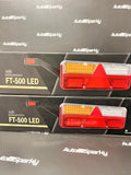 Kingpoint LED Trailer Lamp with Outline Marker - Pair (Left & Right)
