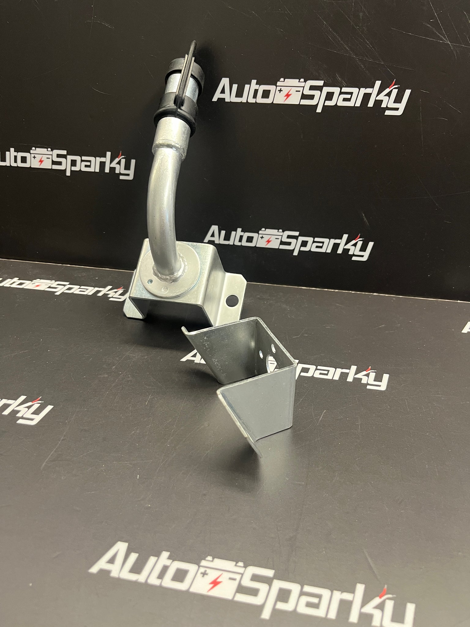 Spring Loaded Sensor Bracket Spring Loaded Side Mount Beacon Bracket - Includes Flat and Angled Bra ...
