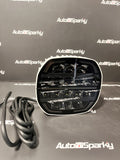 9" Tralert Phantom Driving Light - 16,000lm - White or Amber Position Light - White Body