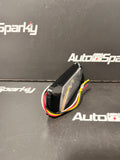 White Halo Marker Light with Amber LED Strobe - IP68 - 12-24V - ECE - R65 - TRALERT