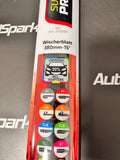 Heyner Wiper Kit - Super Flat Premium - Includes Adapters for 99% of Vehicles - Available Sizes from 14" to 28"