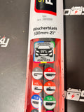 Heyner Wiper Kit - Super Flat Premium - Includes Adapters for 99% of Vehicles - Available Sizes from 14" to 28"