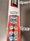 Heyner Wiper Kit - Super Flat Premium - Includes Adapters for 99% of Vehicles - Available Sizes from 14" to 28"