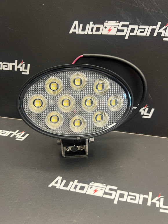 40Watt 4000Lumen Oval Flood LED Work Light - Dual Mount Side or Bottom Mount - LED Global