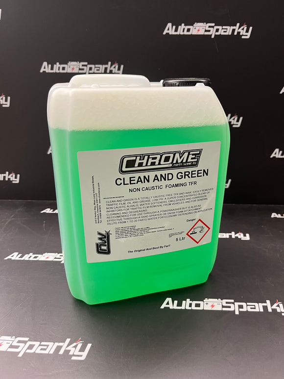 Clean & Green Non Caustic Foaming TFR 5L - Chrome