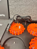 6 LED Rechargeable Flares in Charging Carry Case