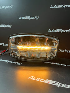 80Watt Jumbo LED Driving Spot Light with White or Amber DRL