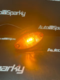 LED Oval Marker with Removable Bracket - Available in Amber, White or Red **New 3LED Design**