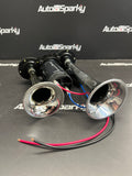 Dual Trumpet Air Horn with Built on Compressor & Pre Wired Relay(12v)
