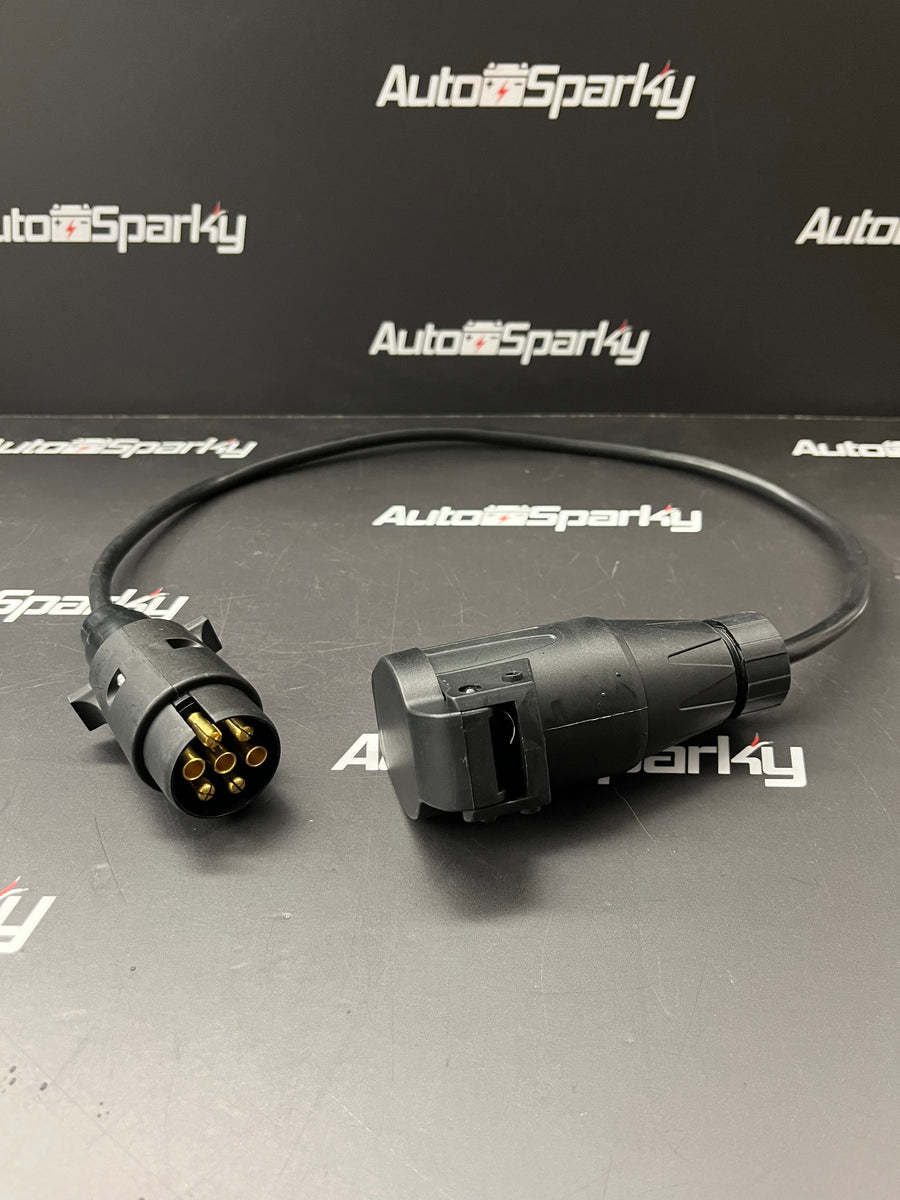 7 Pin To 13 Pin Adapter Cable Male 7 To Female 13 0 75m Auto Sparky 7-pin-to-13-pin-adapter-cable-male-7-to-female-13-0-75m-auto-sparky