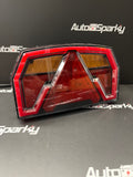 Heavy Duty Neon Style LED Tail Light with Triangle Reflector