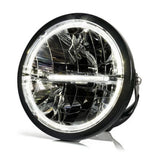 WAS W116 ECO Full LED 9" Super Bright Spot Light - Line + Ring White Position Light
