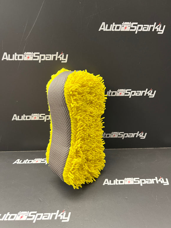 Yellow Microfiber Car Washing Sponge
