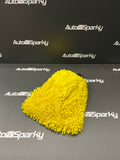 Yellow Microfiber Car Washing Glove