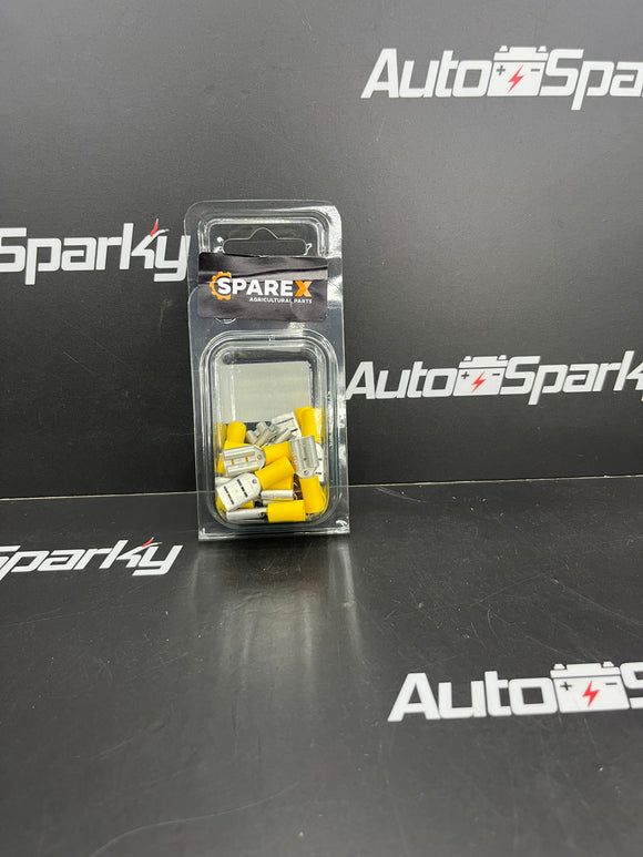 Yellow Terminals - 25Packs - Sparex