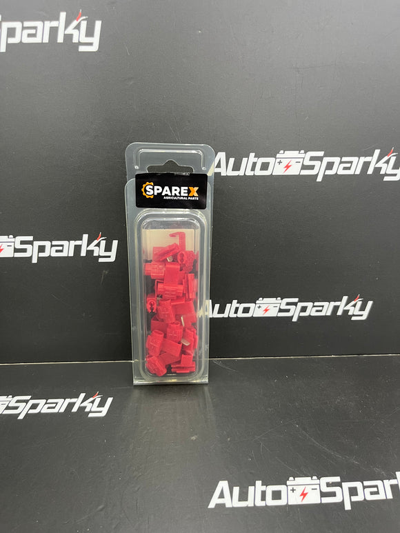 Red Scotchlock Terminals - 25Pack - Sparex