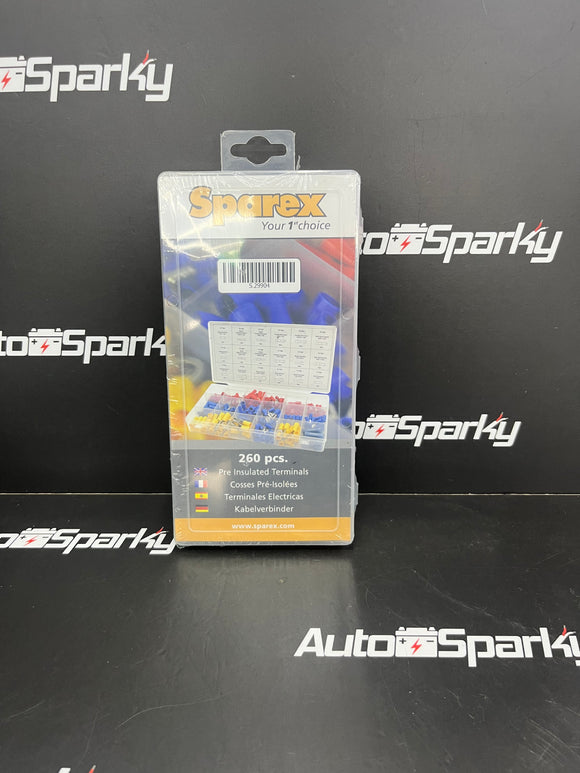 Pre Insulated Terminal Kit Assortment - 260 pcs. - Sparex