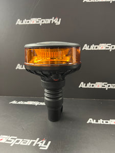 LED Pole Mounted Beacon – Amber Shallow Black Top - UTV Products