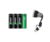 COAST ZITHION-X USB-C AA Rechargeable Batteries - 4 Pack AA