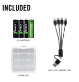 COAST ZITHION-X USB-C AA Rechargeable Batteries - 4 Pack AA