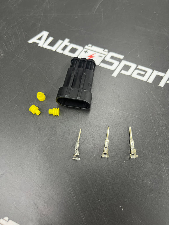 Superseal Connector 1.50mm Three Way Male - DURITE