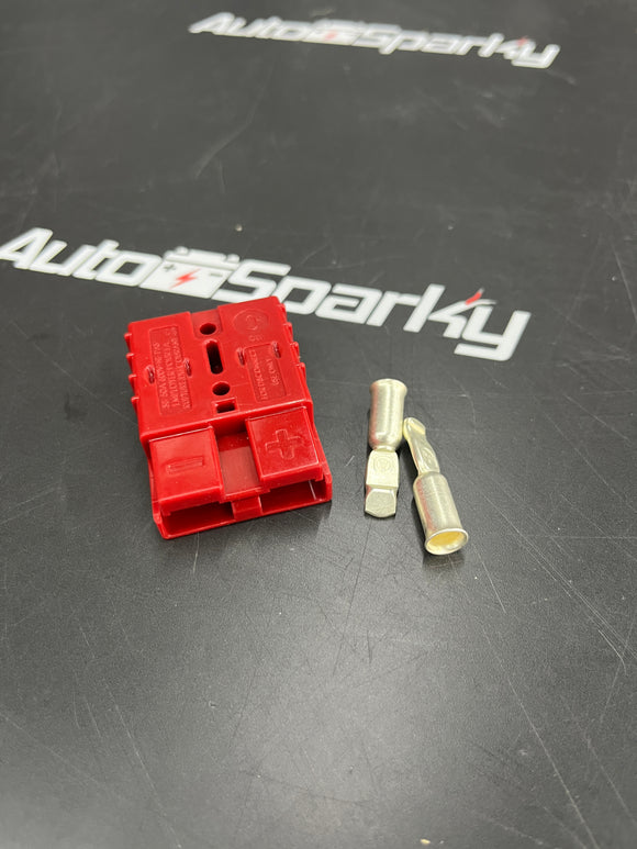 Anderson Power Connector - 50A Red High Current Battery Connector - Durite