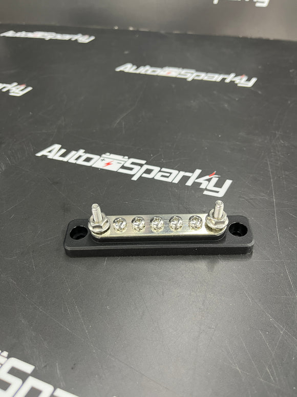 5 Stud Busbar 100A with ABS Insulated Base - Durite