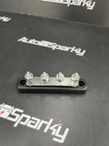 4 Stud Busbar - 100A with ABS Insulated Base - Durite