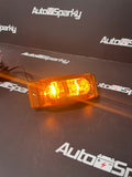 LED Amber Double Burner with Strobe - Classic Look