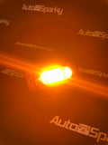 LED Amber Double Burner with Strobe - Classic Look