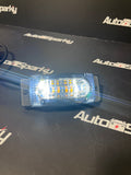 LED Dual Colour Double Burner with Amber Strobe - Clear or Smoked Lens