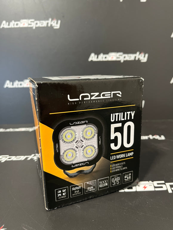 Lazerlamps UTILITY-50 LED Work Light with Red Tail Light