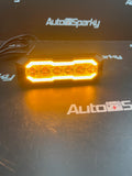 Smoked Amber Strobe with Halo DRL / Parking Light - Halo available in Amber, White or Red