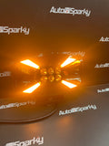 140Watt 11,000Lumen Jumbo Driving Light - Amber Strobe - Amber or White DRL