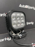 60W 5100Lumen Compact Square LED Work Light - Fully Adjustable Bracket
