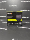 64Watt 6400Lumen Dark Lens Square Flood LED Work Light - Sparex