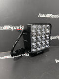 64Watt 6400Lumen Dark Lens Square Flood LED Work Light - Sparex