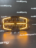 Ovalux Driving Lamp With Amber or White Dynamic Position Light - 12v/24v