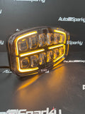 Ovalux Driving Lamp With Amber or White Dynamic Position Light - 12v/24v