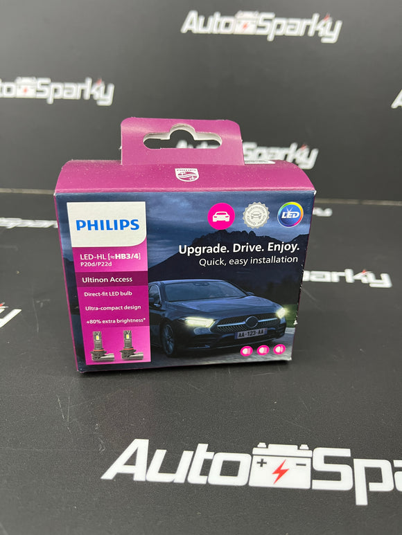 Philips HB3 / HB4 Direct Fit LED Bulbs - Ultra Compact Design - Pair
