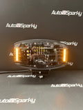 120Watt Jumbo LED Spot Light with Amber or White DRL / Parking Light & Amber Strobe