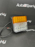 Square LED Front Parking Light With LED Indicator
